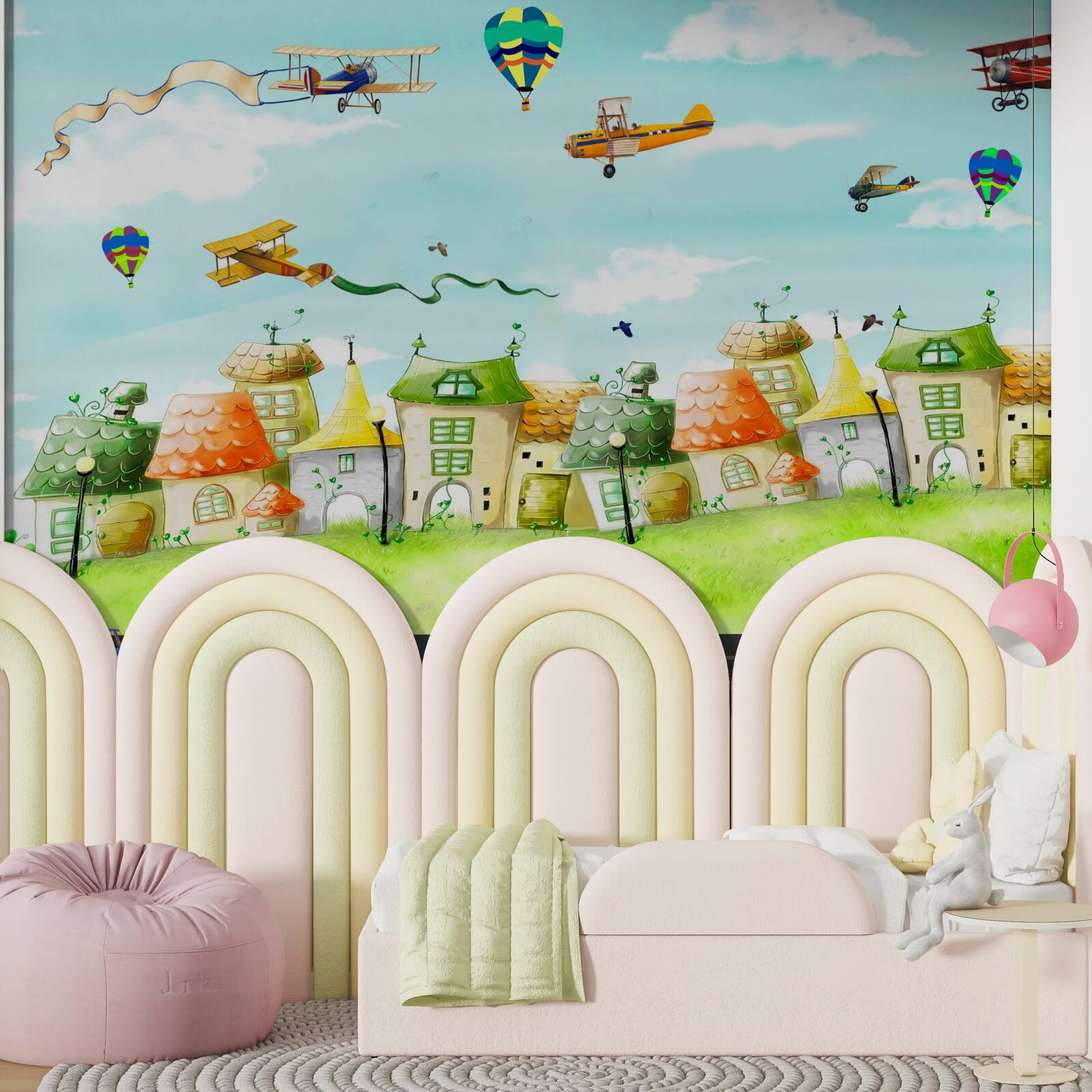 Fototapeta samochody na autostradzie i samolotach