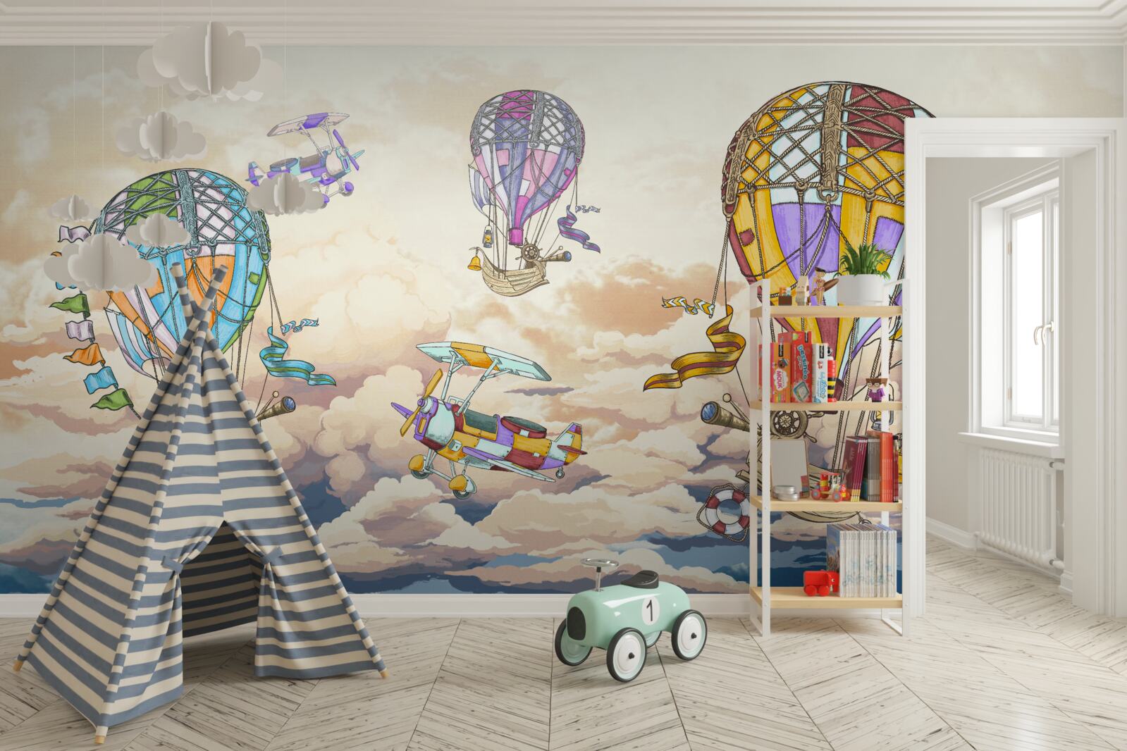 Fototapeta młodzi zdobywcy przestworzy