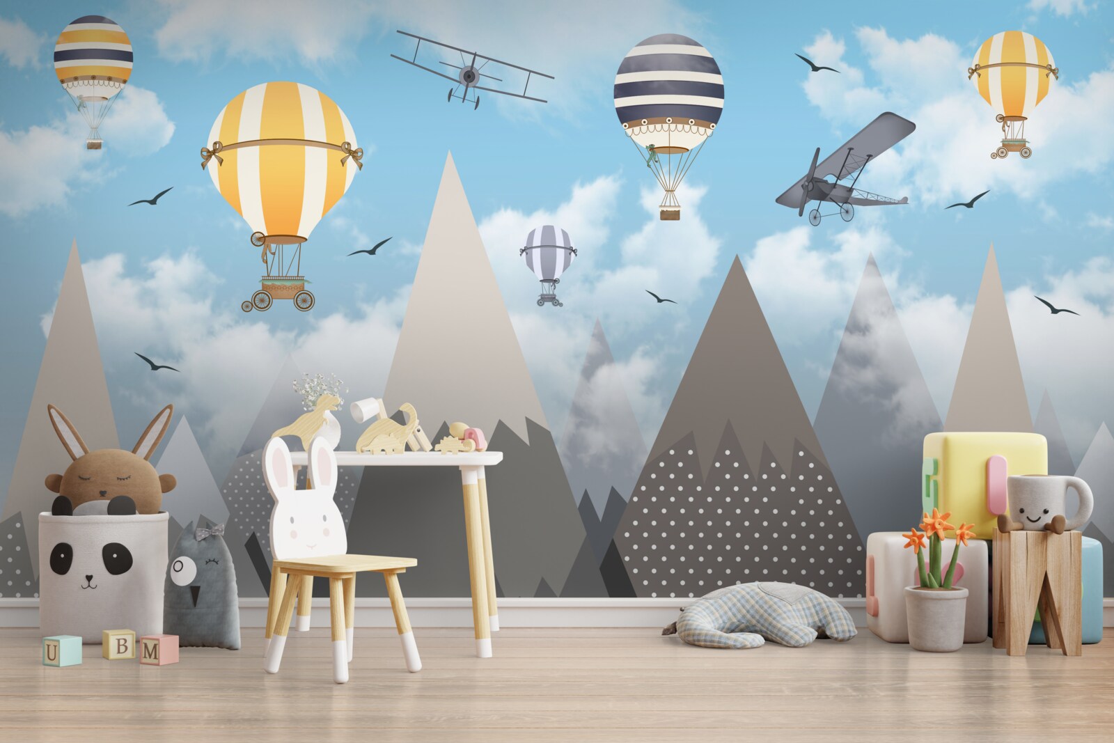 Fototapeta pojazdy na szczytach gór