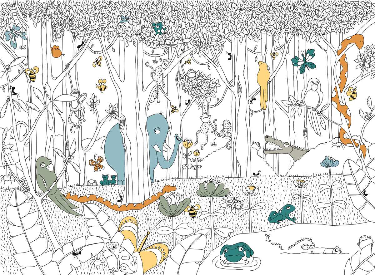 Fototapeta zwierzęta leśne dla dzieci