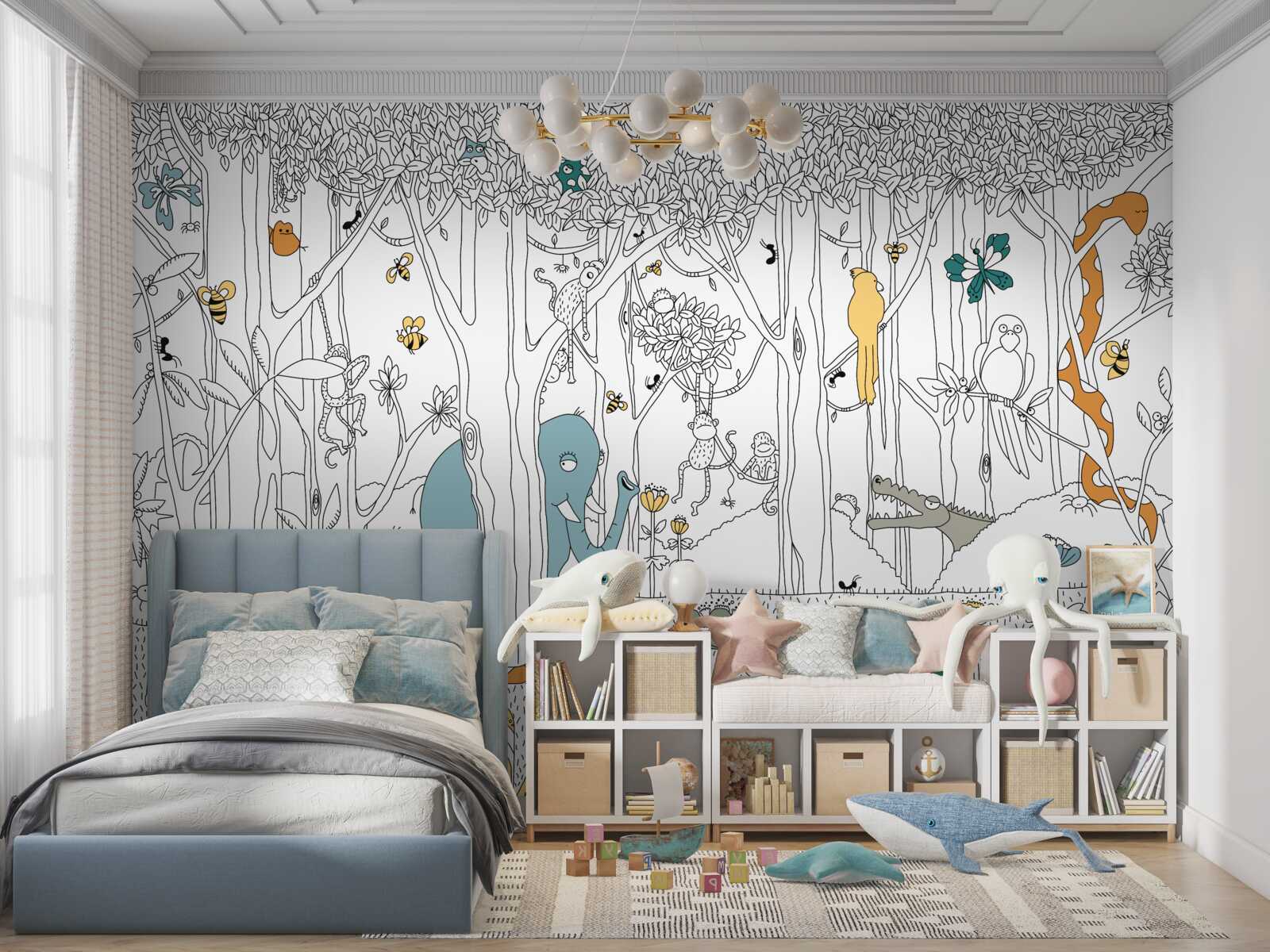 Fototapeta zwierzęta leśne dla dzieci