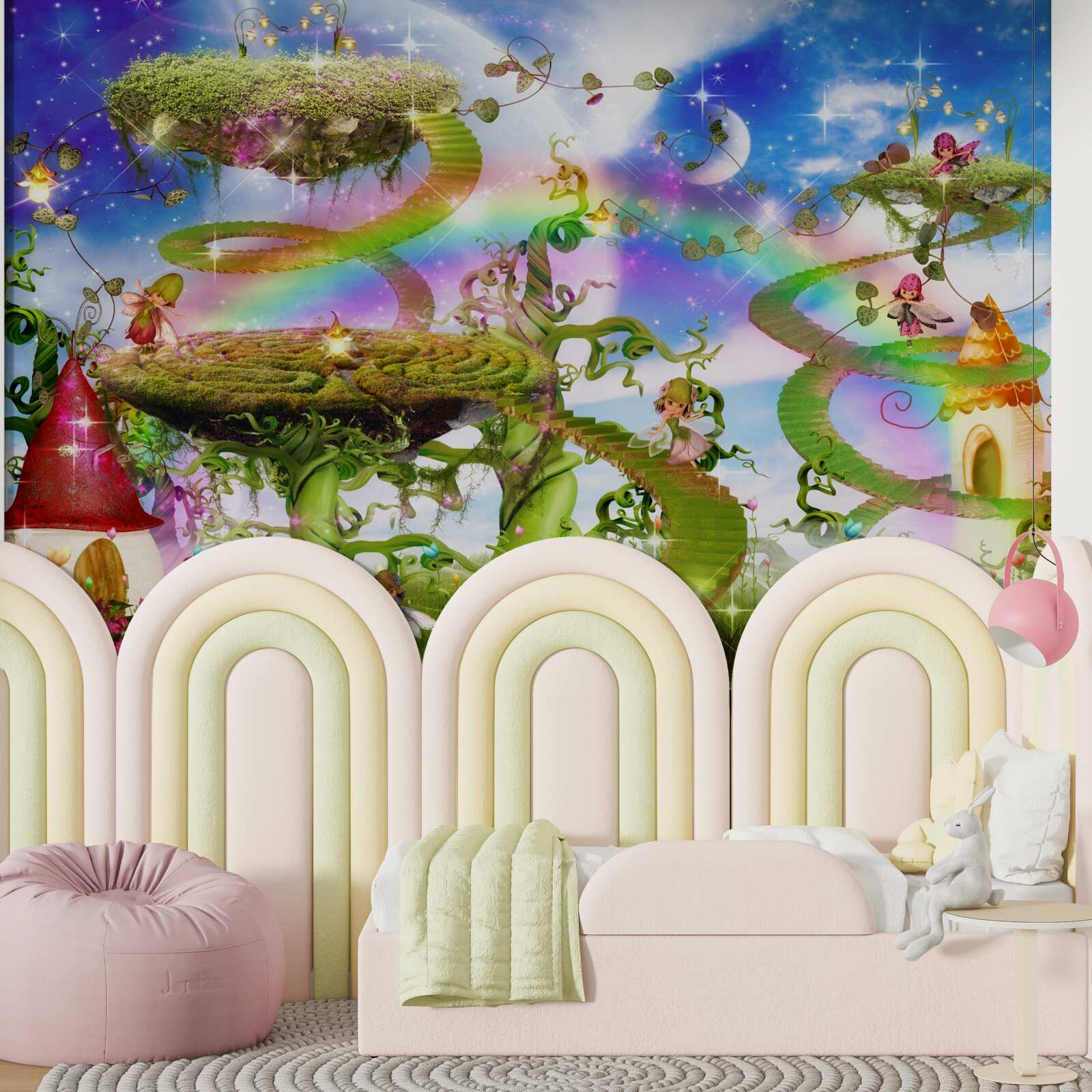 Fototapeta wymarzone miasto wśród chmur