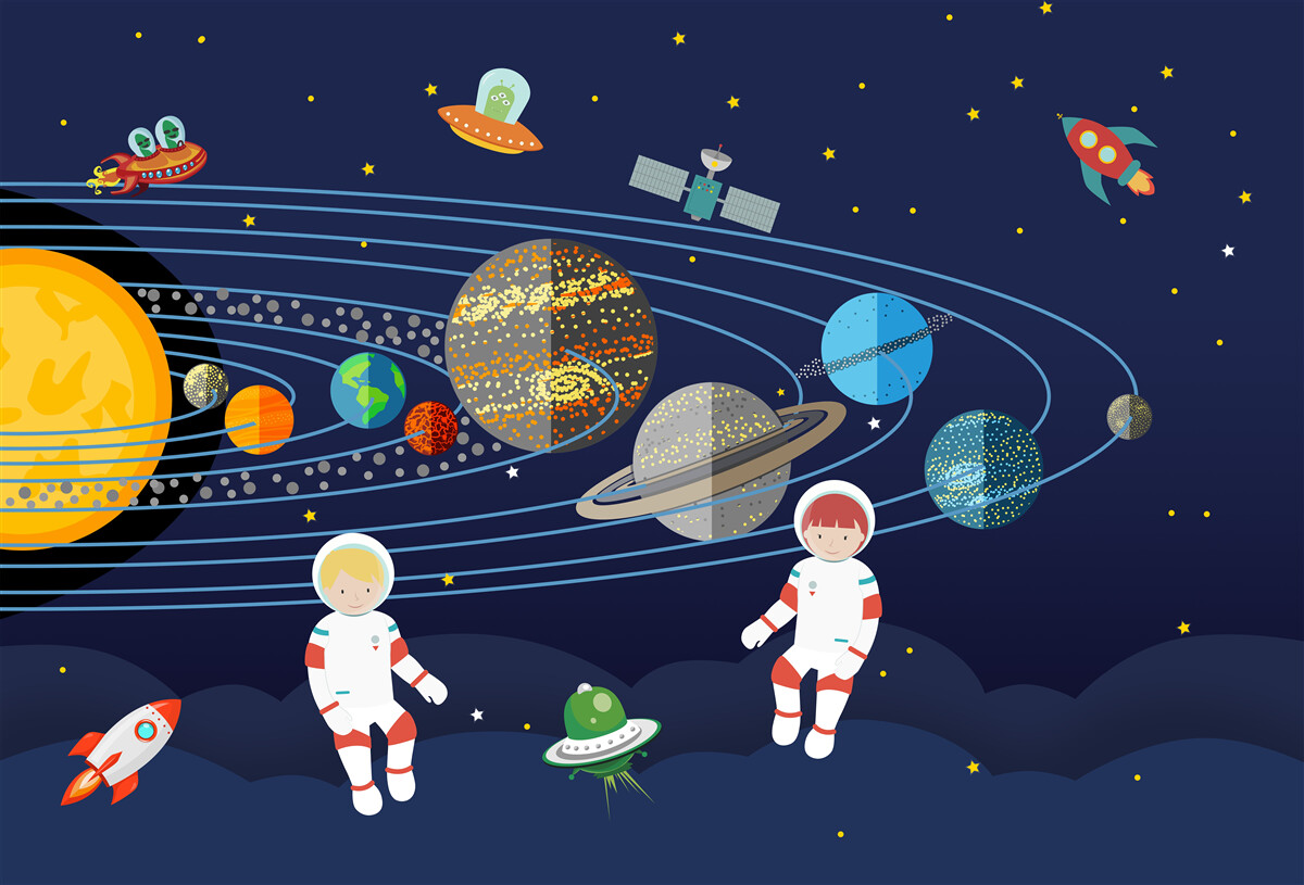 Fototapeta ludzkość i inni mieszkańcy wszechświata