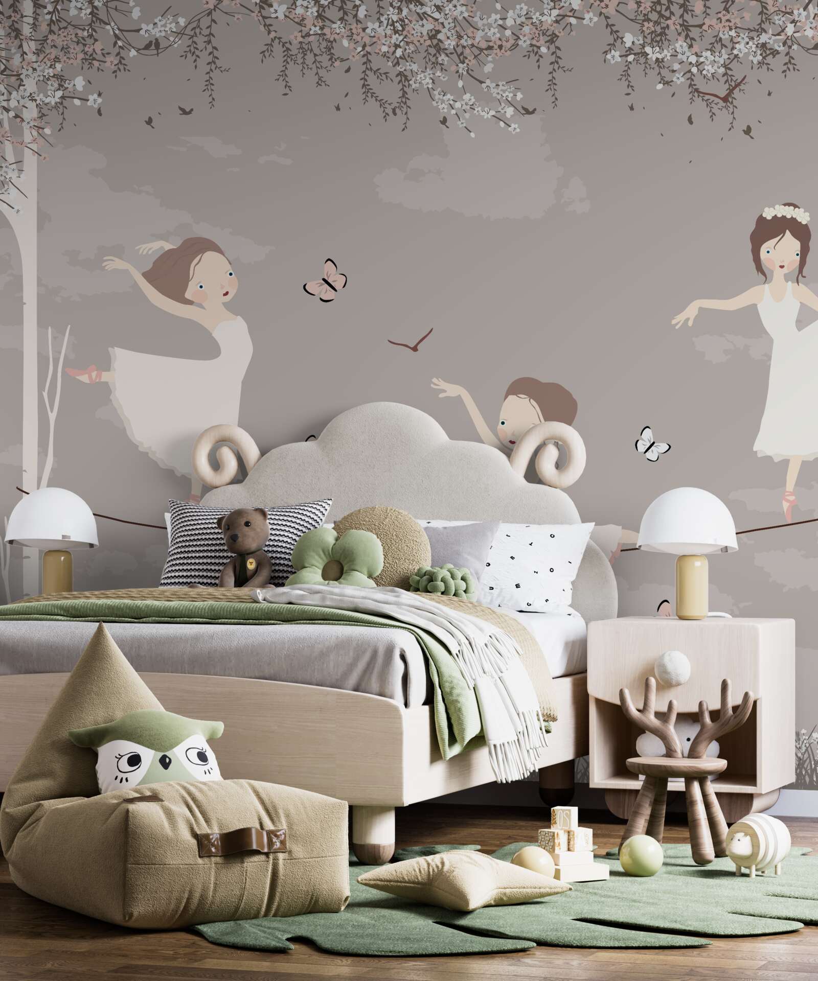 Fototapeta akrobatyczne dziewczyny na linie