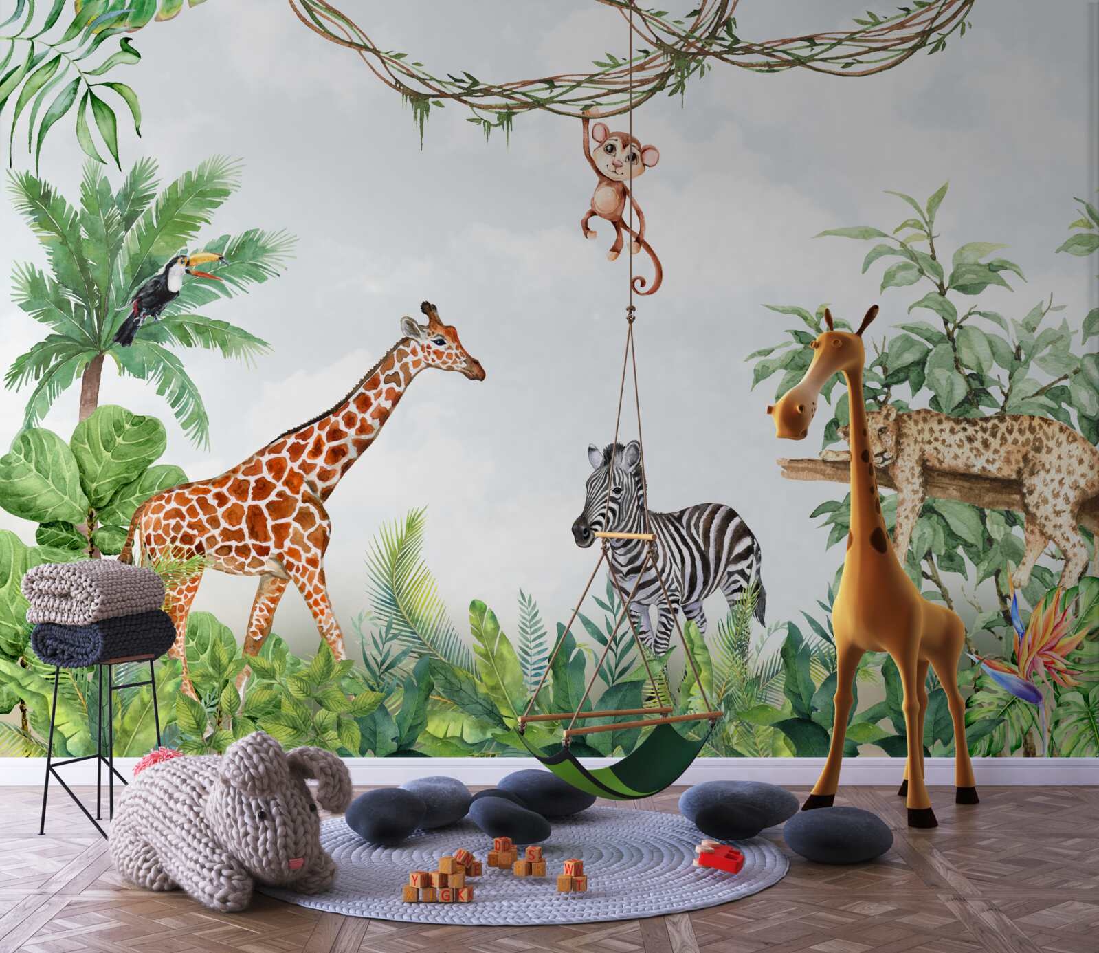 Fototapeta zwierzęta z regionów tropikalnych odpoczywają