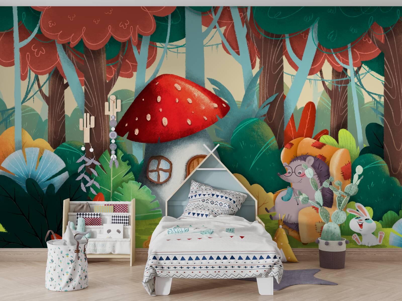 Fototapeta jeżowy dom babci