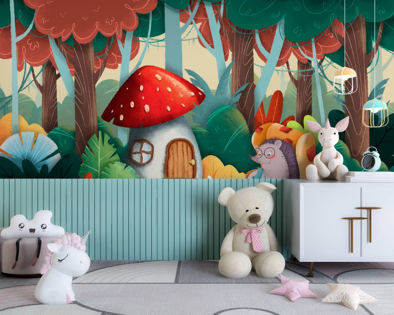 Fototapeta jeżowy dom babci