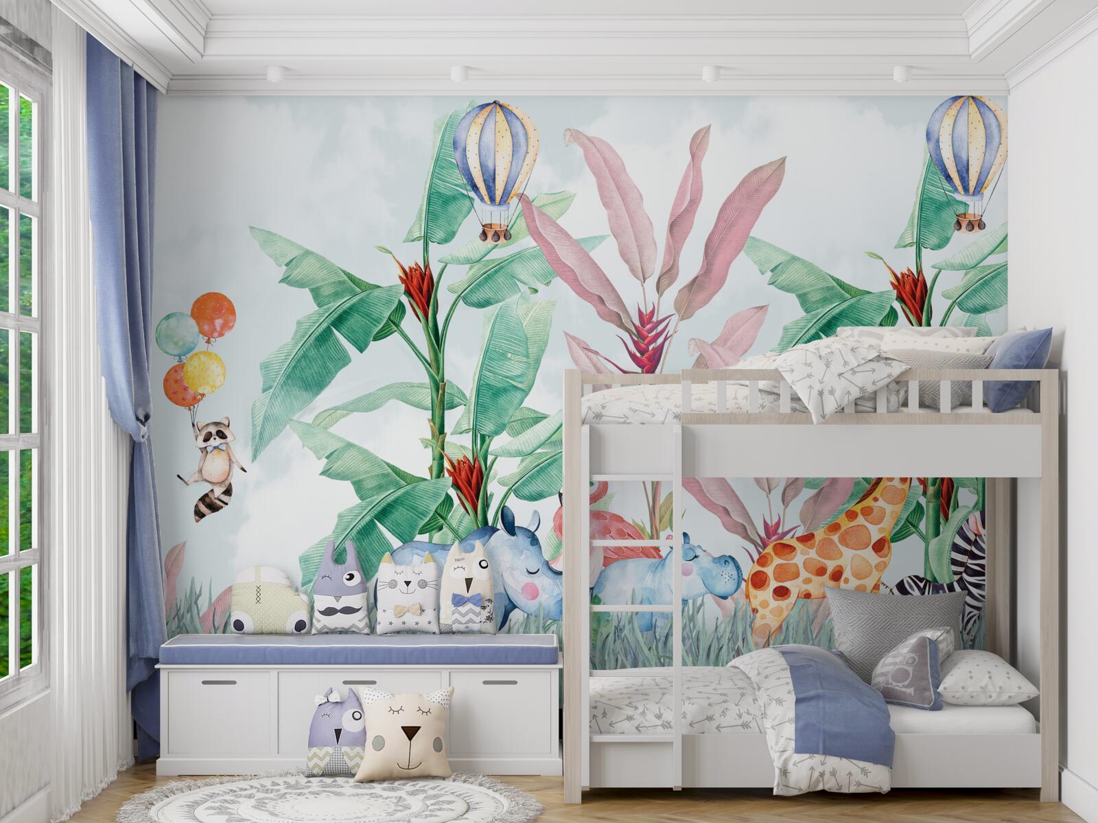 Fototapeta mieszkańcy tropików odpoczywają w lesie