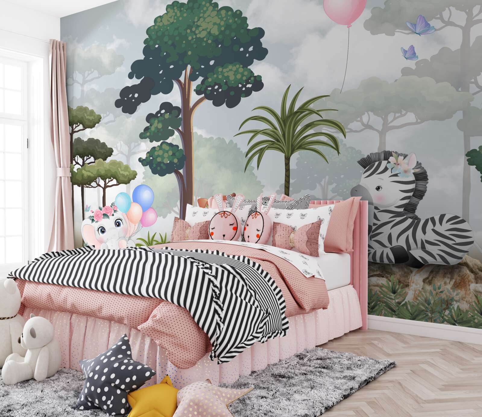 Fototapeta zwierzęta leśne świętują swoje urodziny