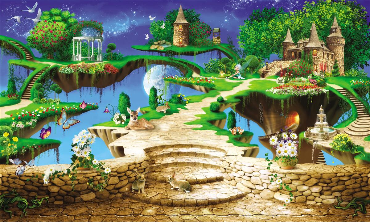 Fototapeta chmurowy dom dla zwierząt