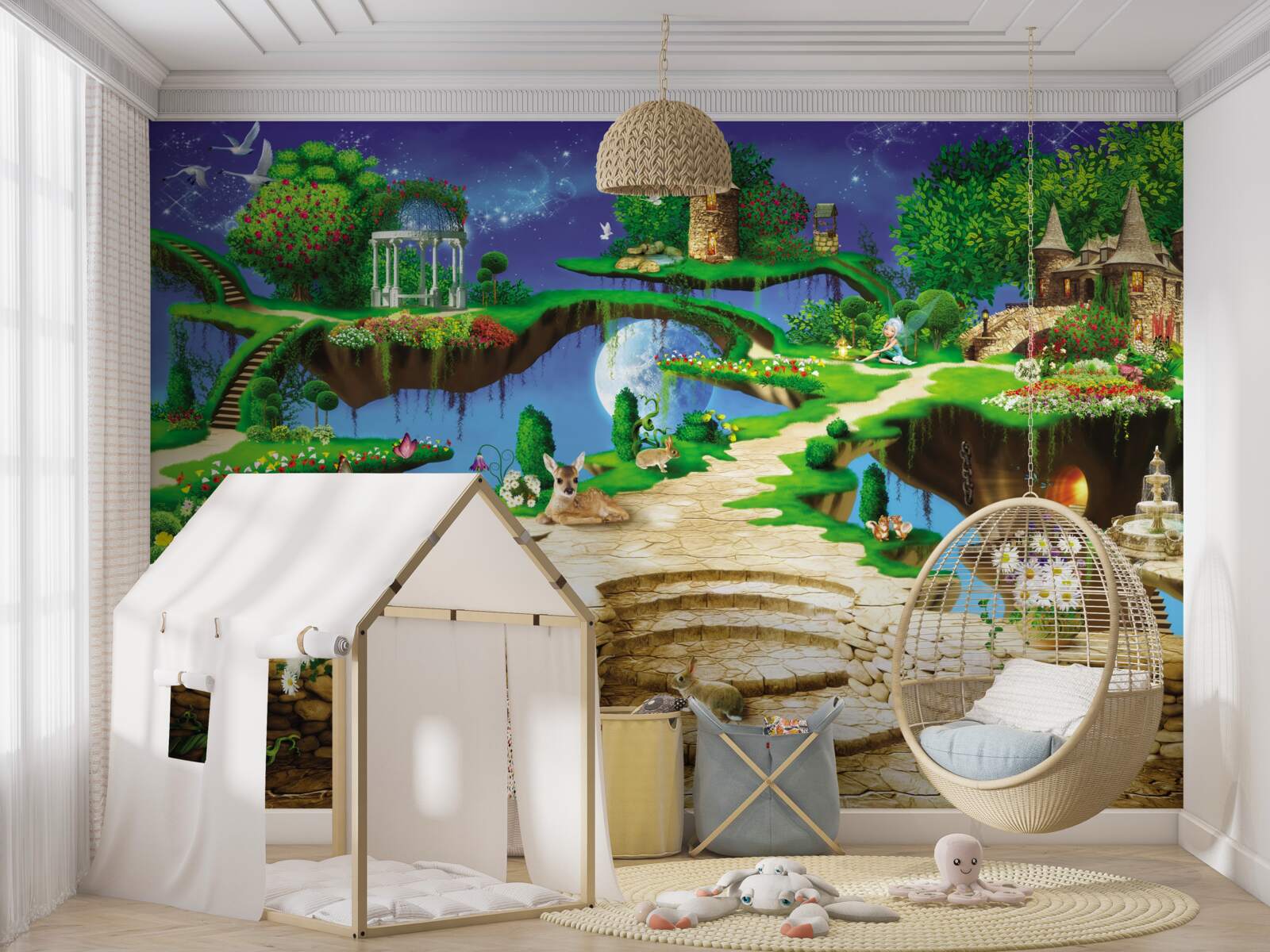 Fototapeta chmurowy dom dla zwierząt