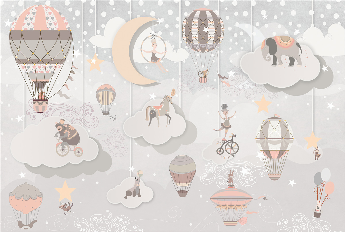 Fototapeta w nocy wszystkie zwierzęta idą spać