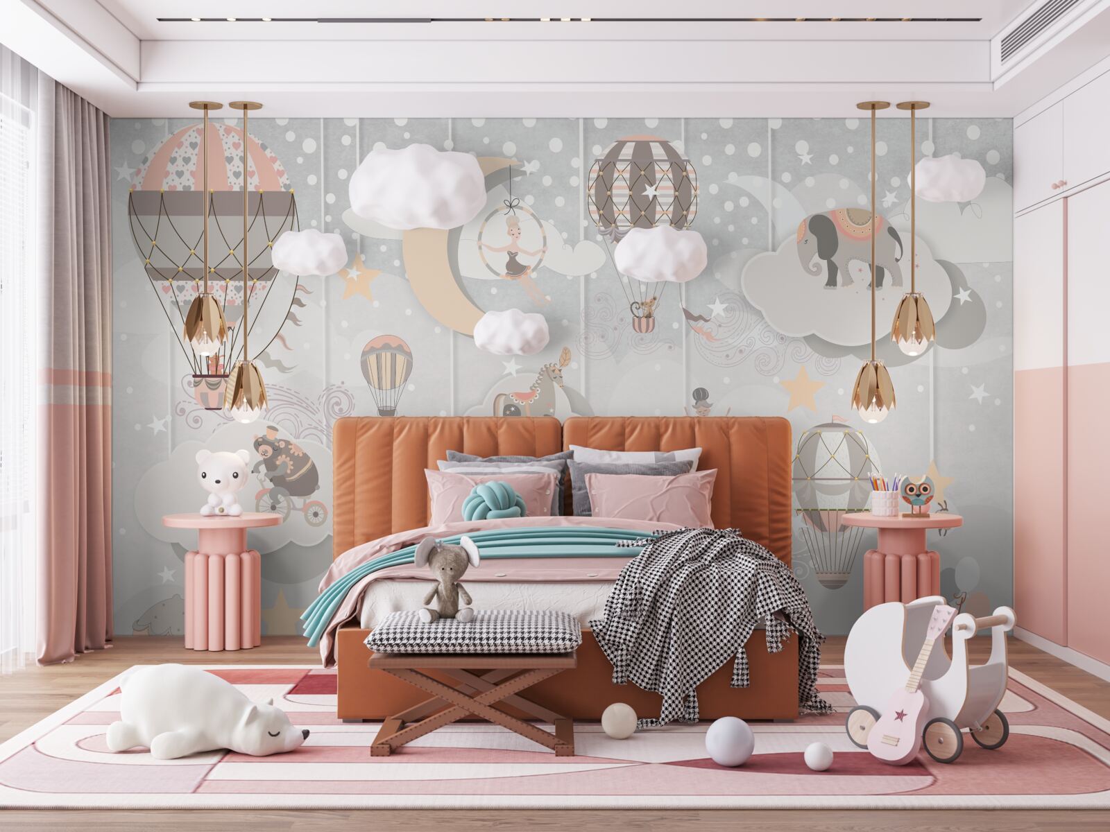 Fototapeta w nocy wszystkie zwierzęta idą spać