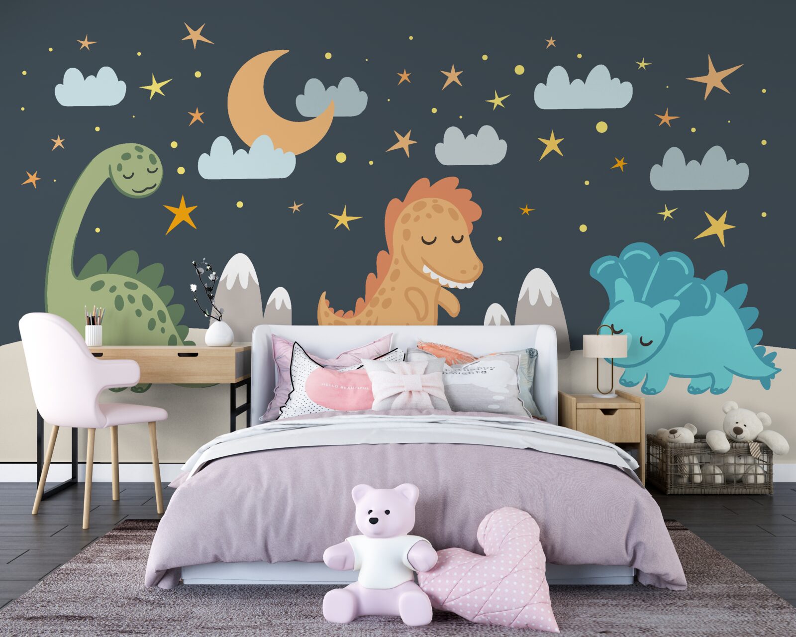 Fototapeta dinozaury idą spać