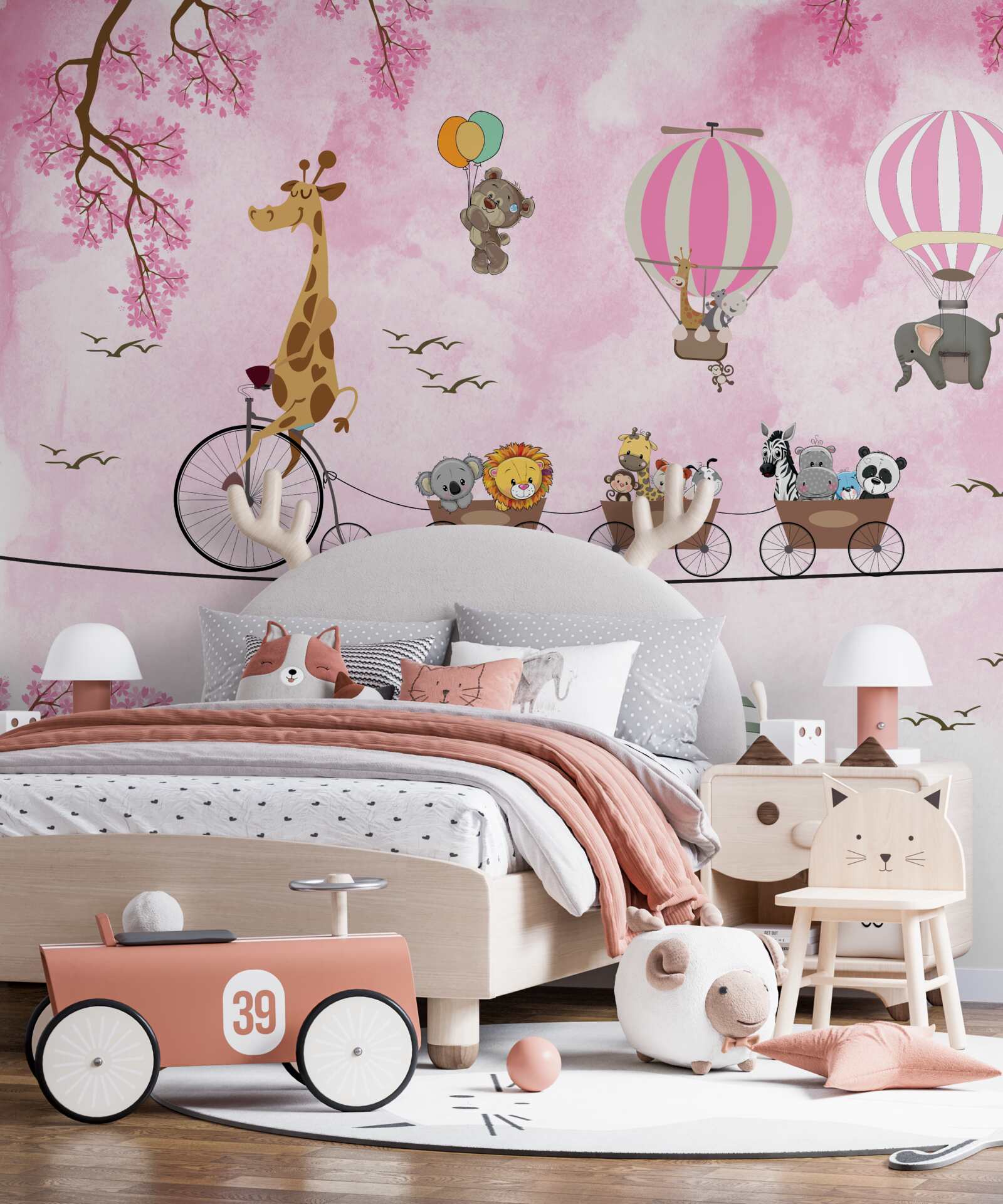 Fototapeta młodzi lotnicy na wysokim drucie