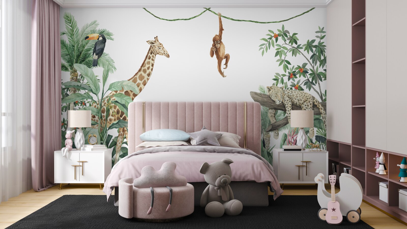 Fototapeta mieszkańcy tropików dobrze się bawią