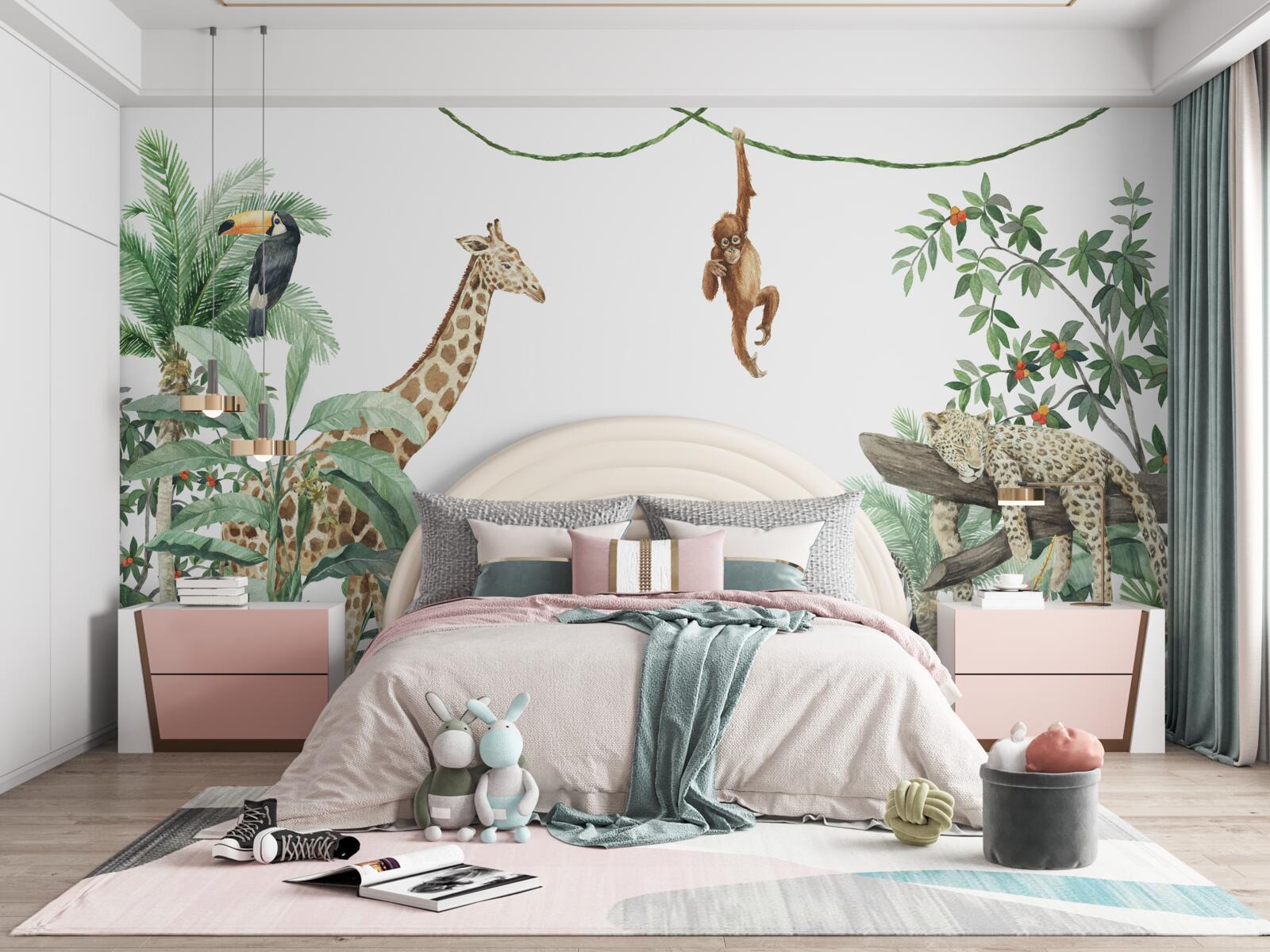 Fototapeta mieszkańcy tropików dobrze się bawią