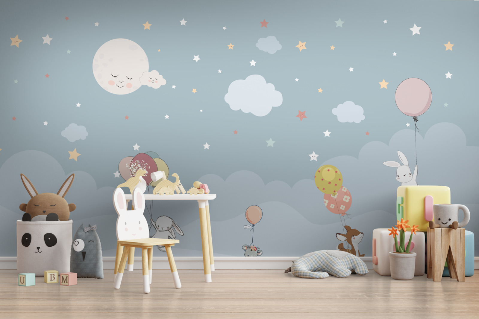 Fototapeta przyjaciele z lasu idą odpocząć