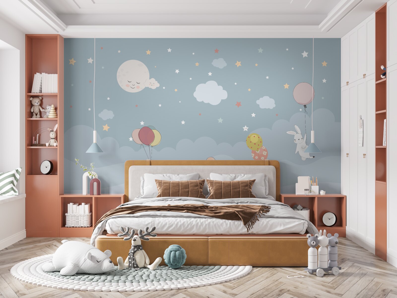 Fototapeta przyjaciele z lasu idą odpocząć