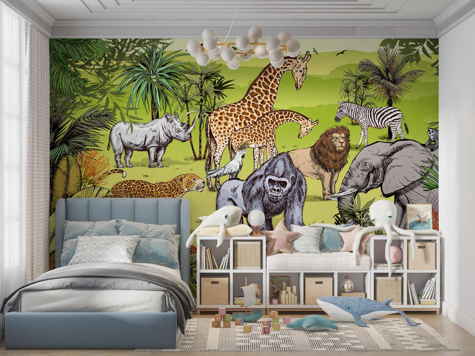 Fototapeta najpotężniejsze stworzenia dżungli