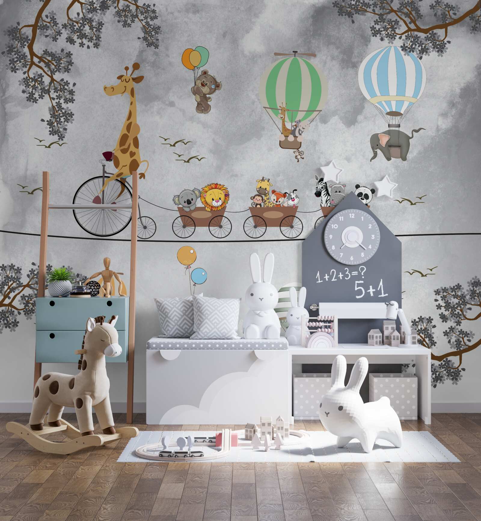 Fototapeta młode gimnastyczki w klasie