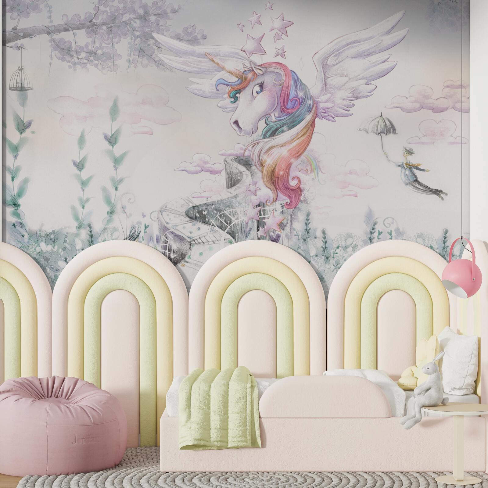 Fototapeta jednorożec opowiada ci słodkie sny