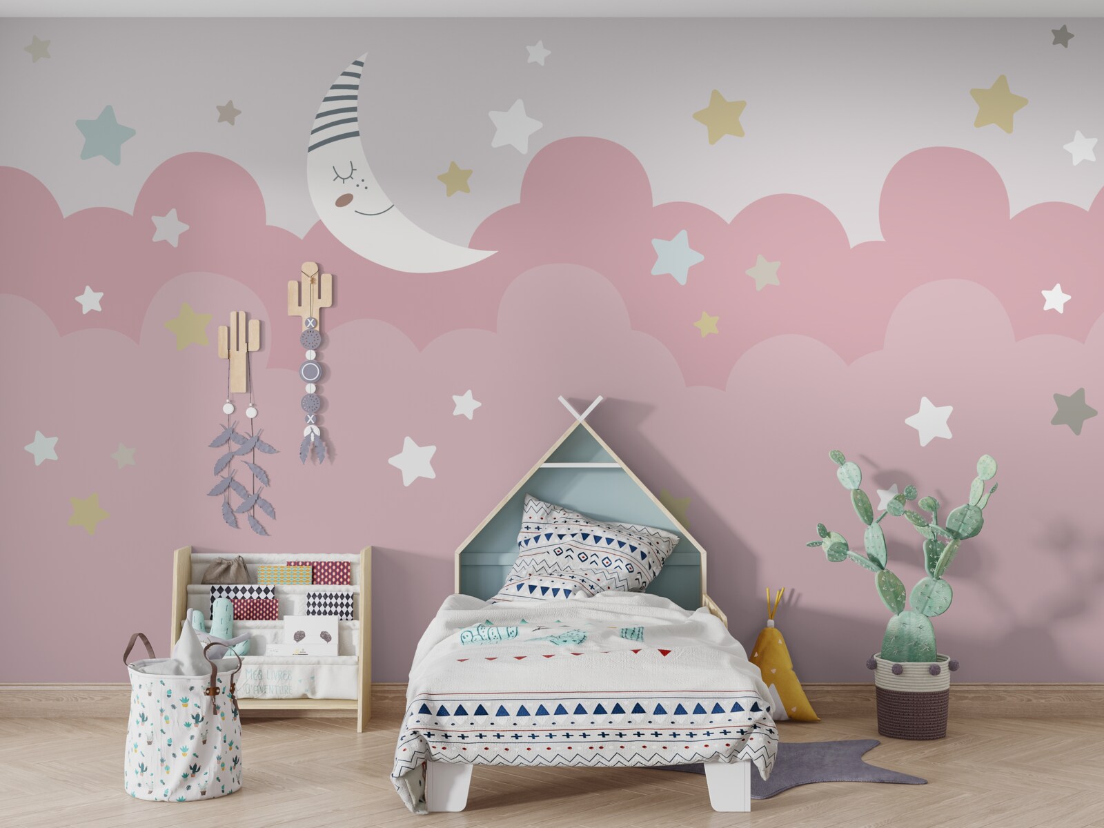 Fototapeta księżyc idzie odpocząć