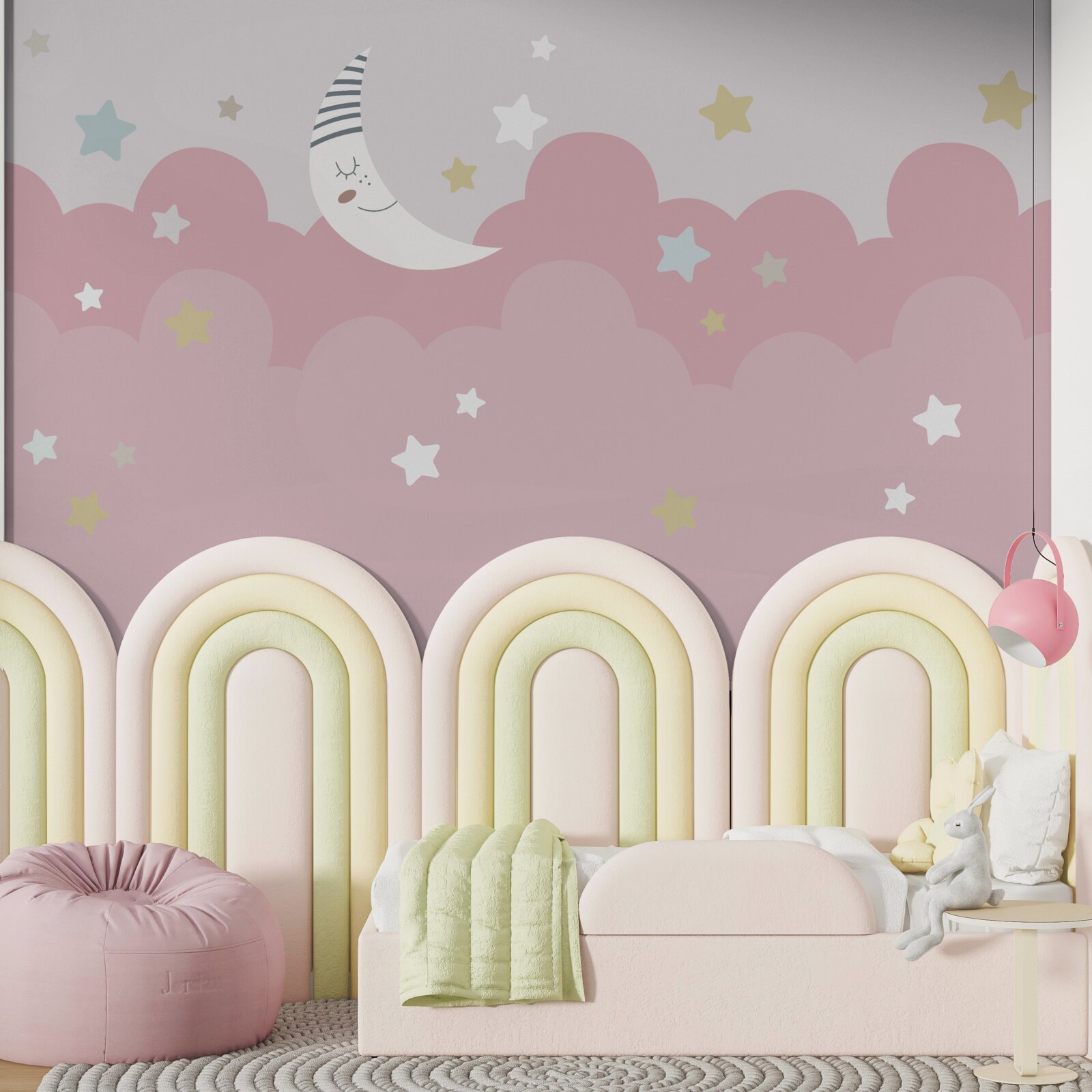 Fototapeta księżyc idzie odpocząć