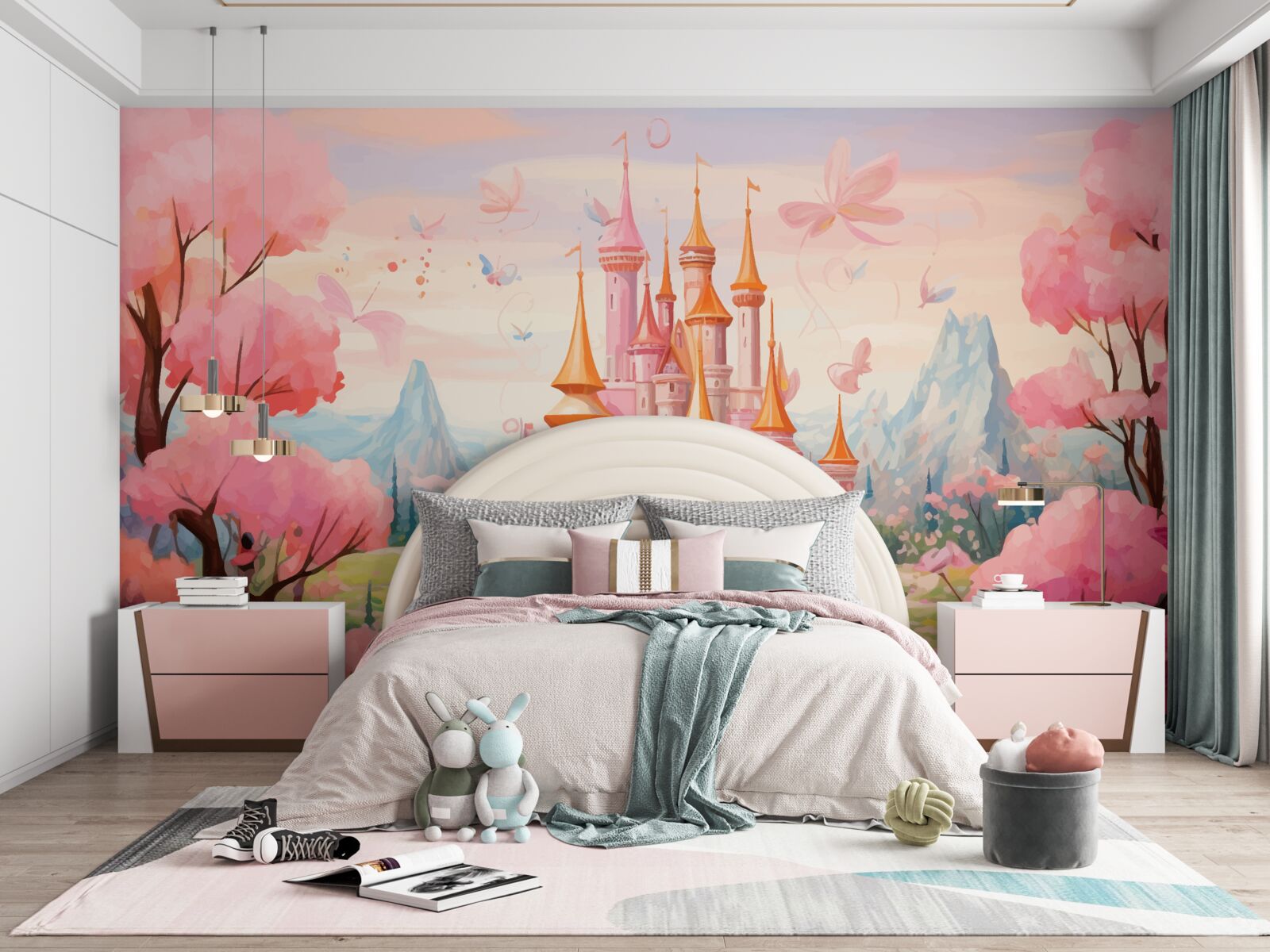 Fototapeta zamek z bajki disneya