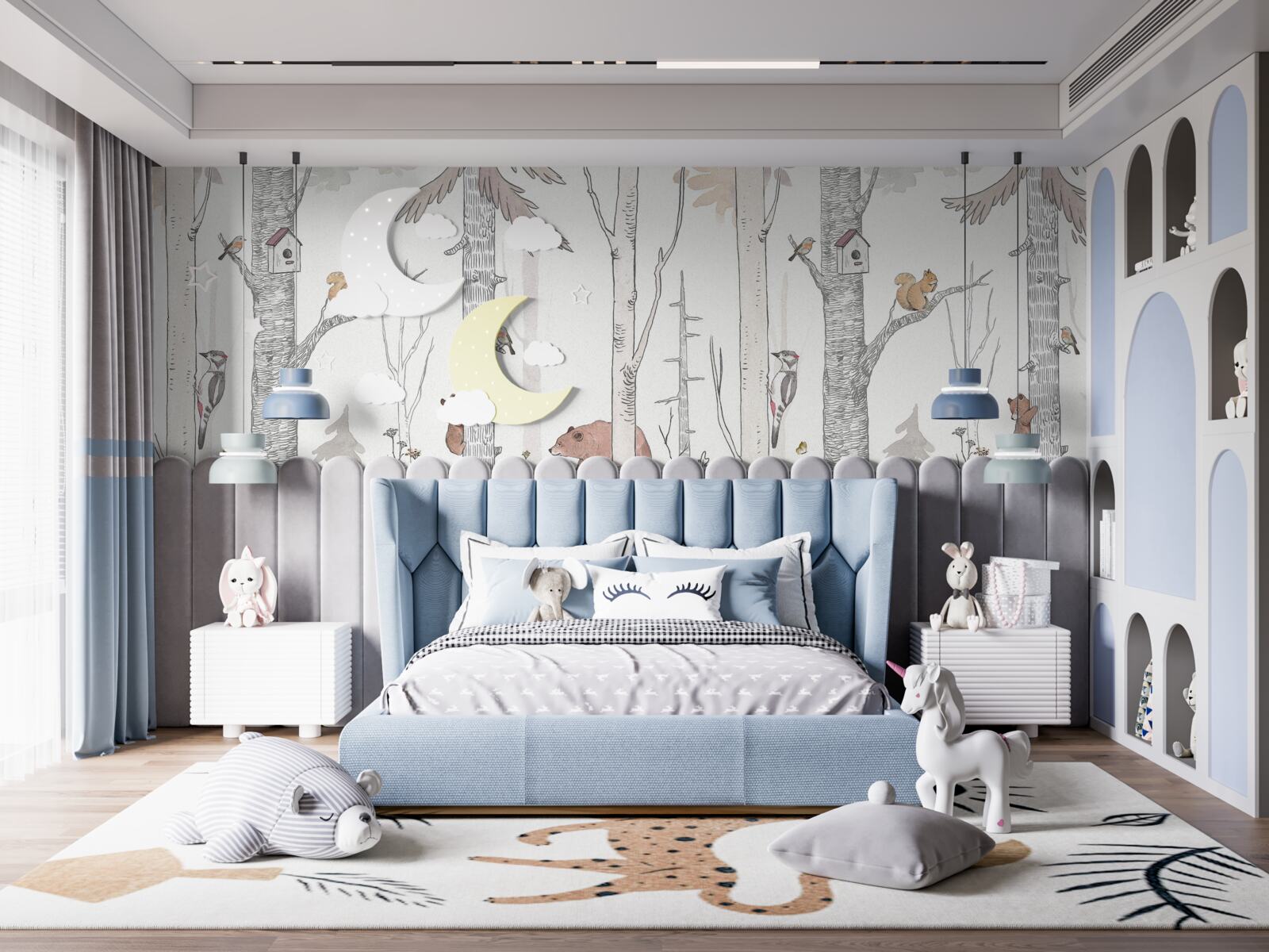 Fototapeta mieszkańcy lasu są zajęci swoimi sprawami