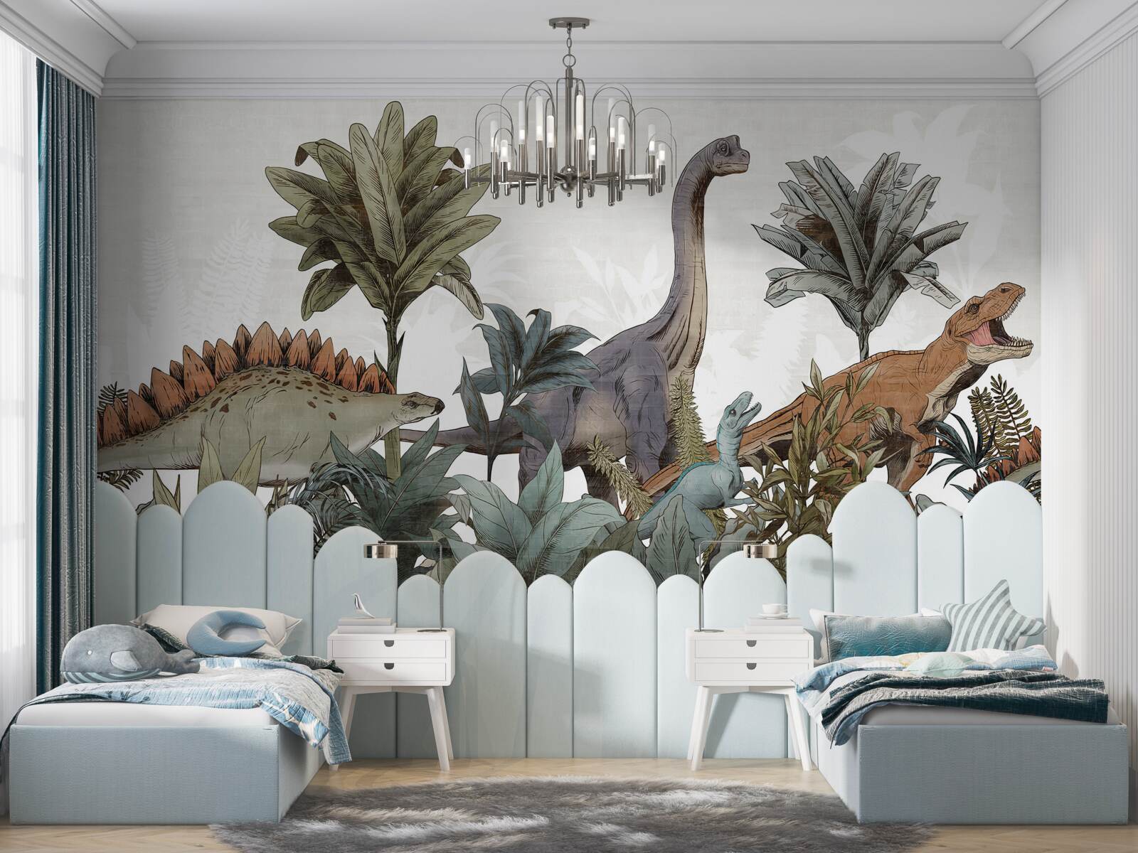 Fototapeta ogromne zabytkowe dinozaury