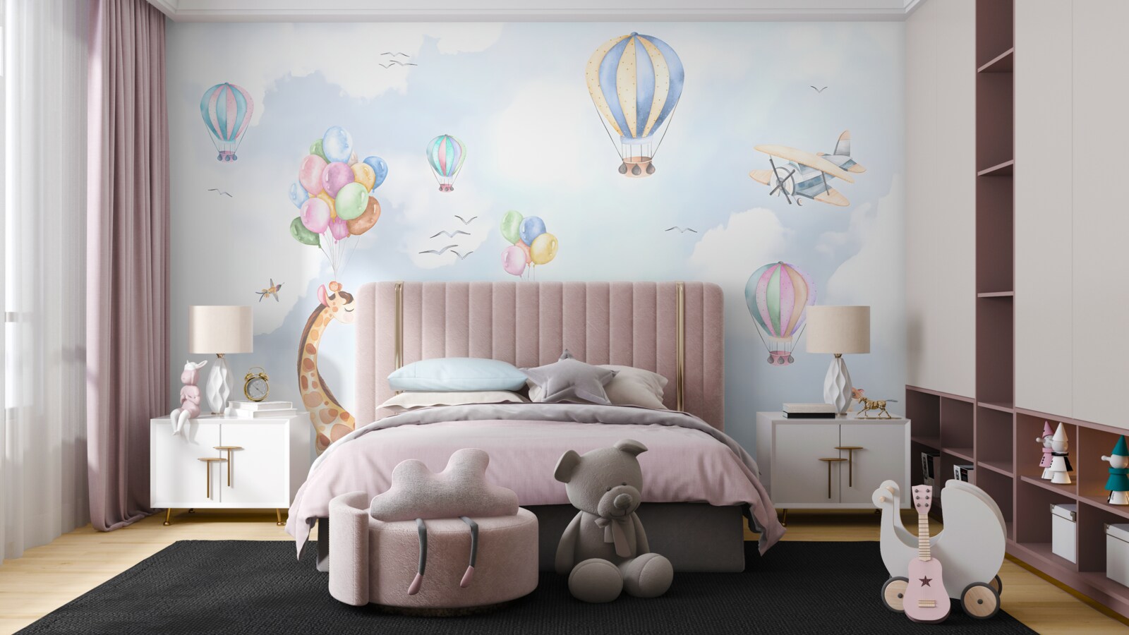 Fototapeta balony i zwierzęta