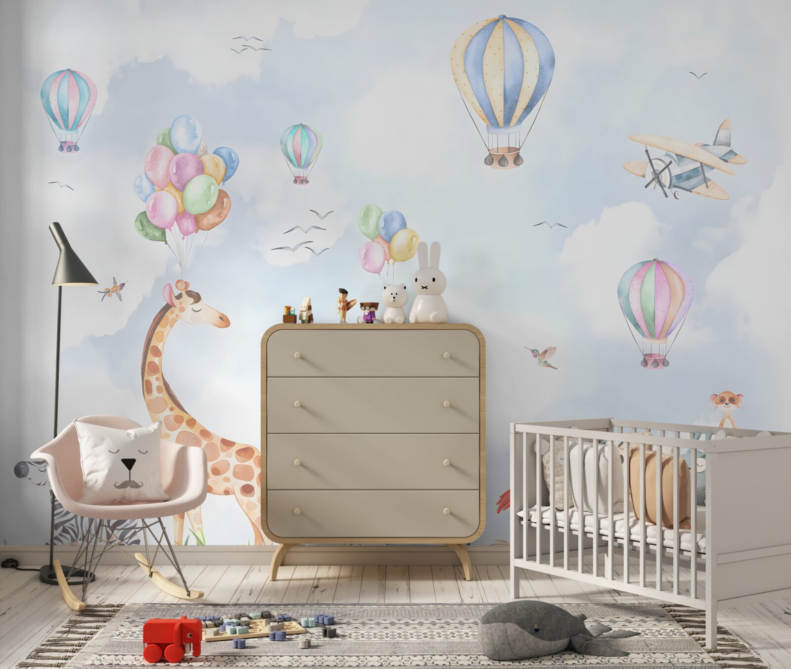 Fototapeta balony i zwierzęta