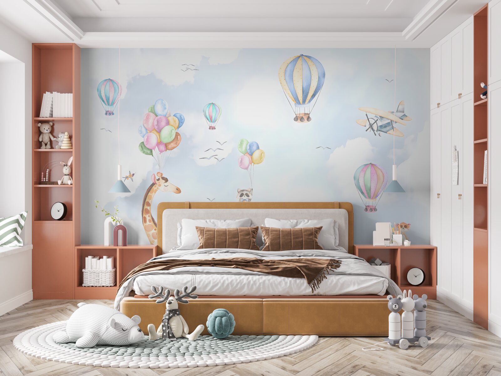 Fototapeta balony i zwierzęta