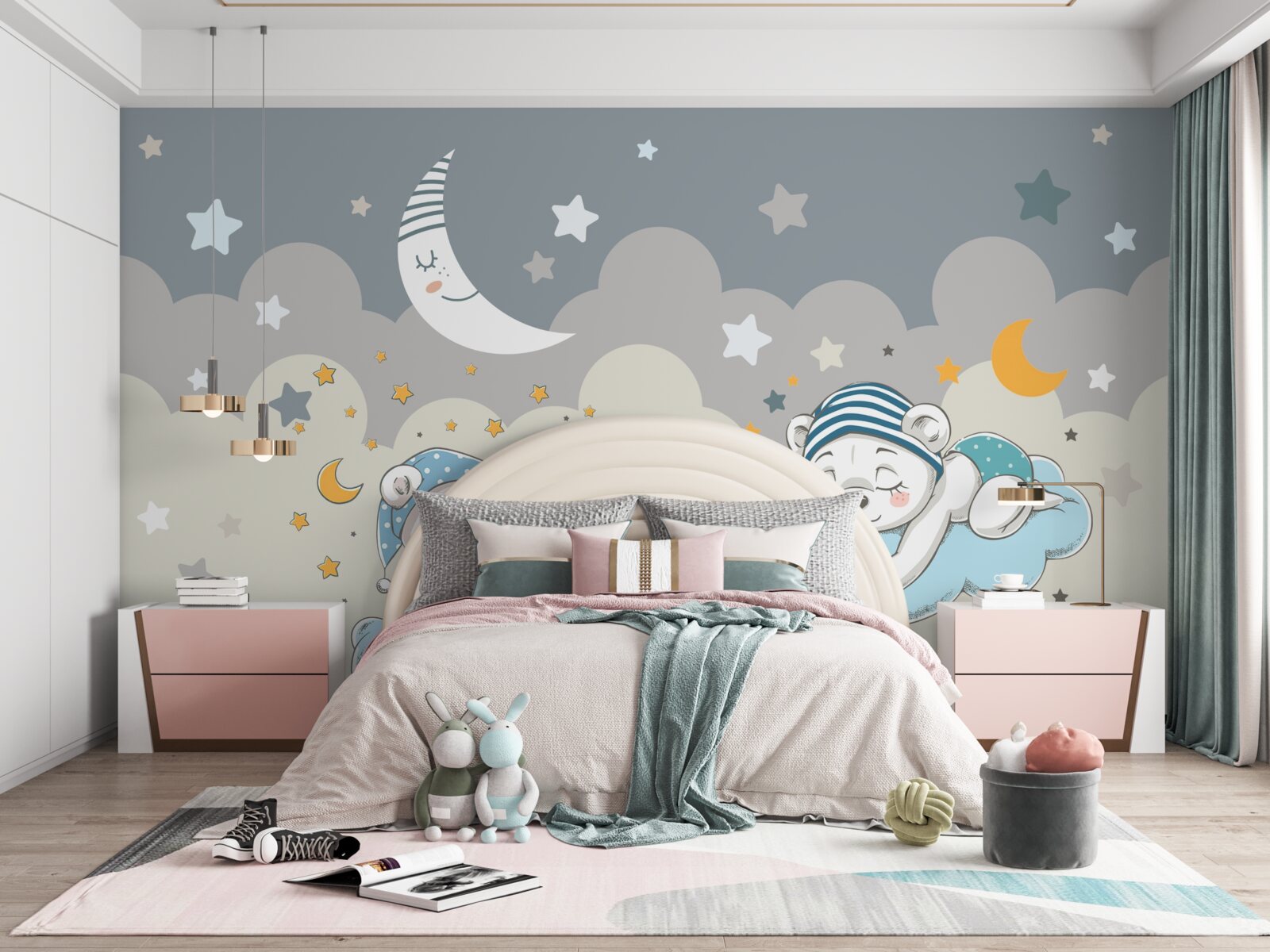 Fototapeta maluchy idą spać