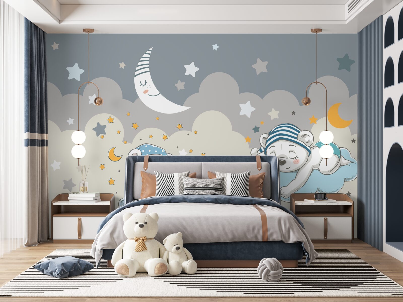 Fototapeta maluchy idą spać