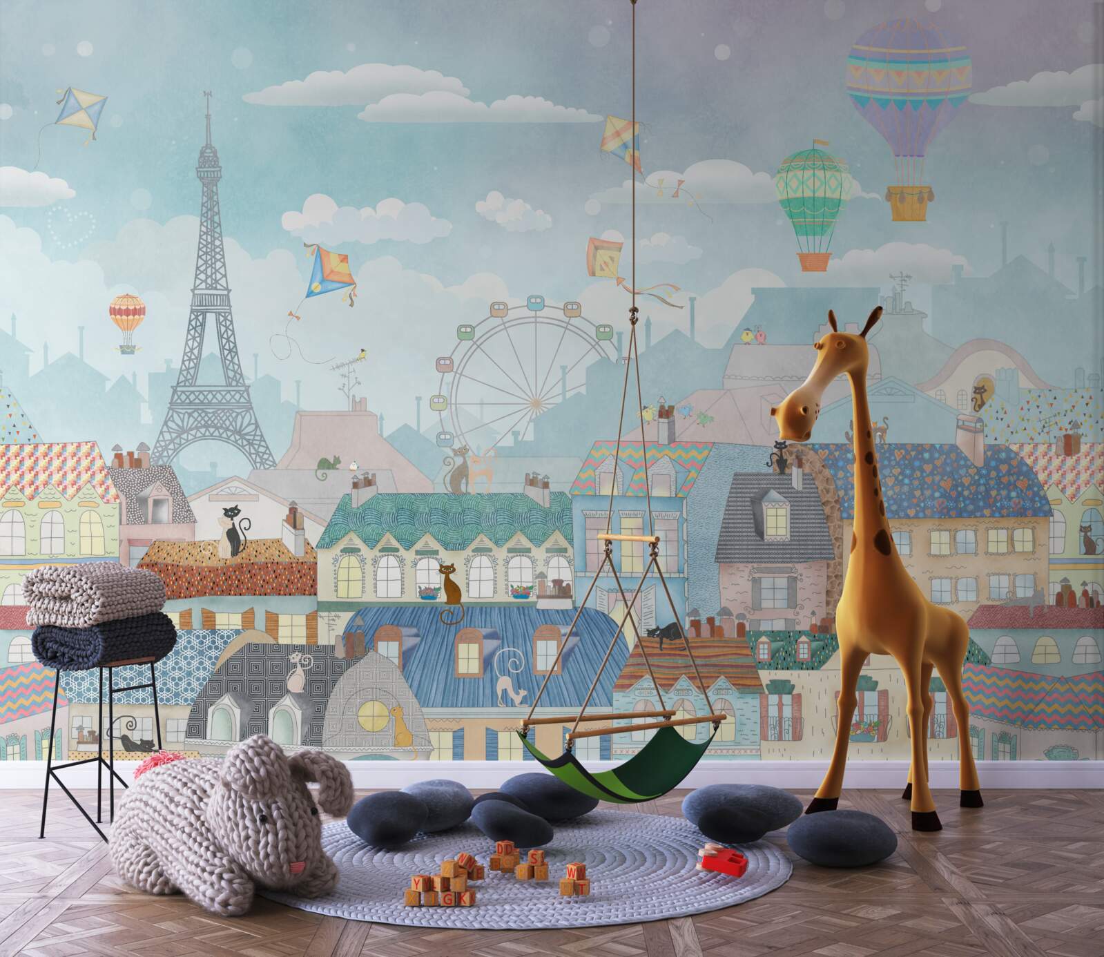 Fototapeta urocza magiczna stolica paryża