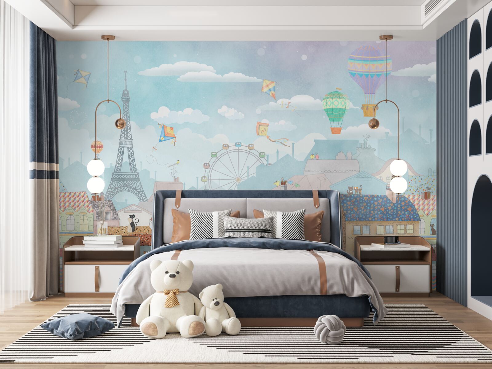 Fototapeta urocza magiczna stolica paryża