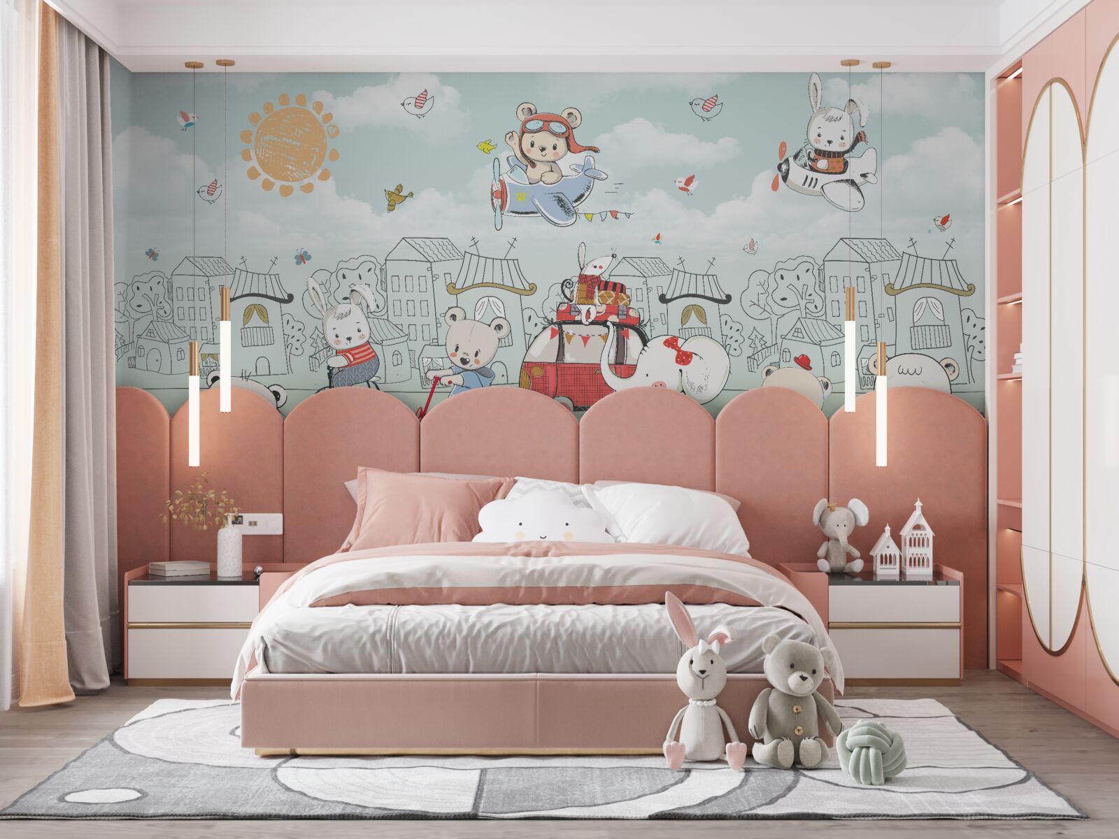 Fototapeta niedźwiedzie chodzą na spacery