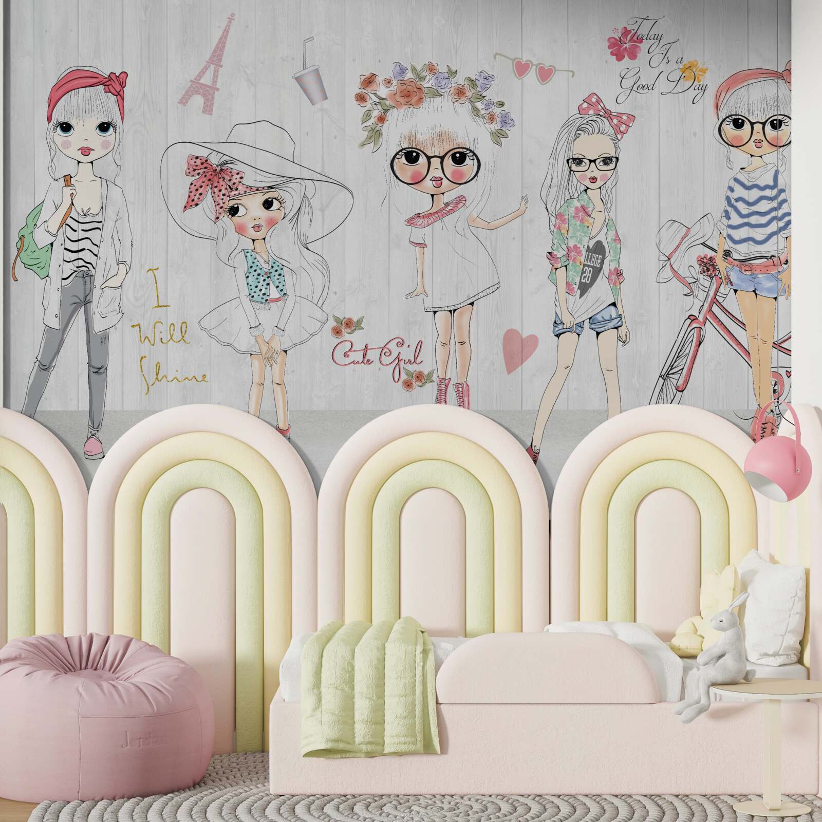 Fototapeta eleganckie i modne dziewczyny