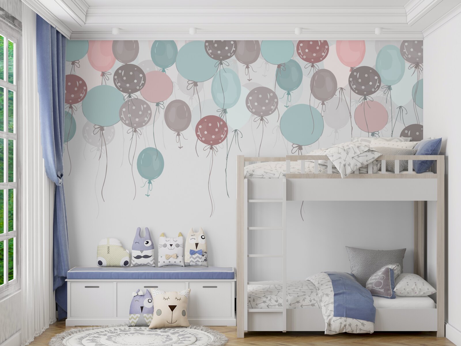 Fototapeta mnóstwo balonów