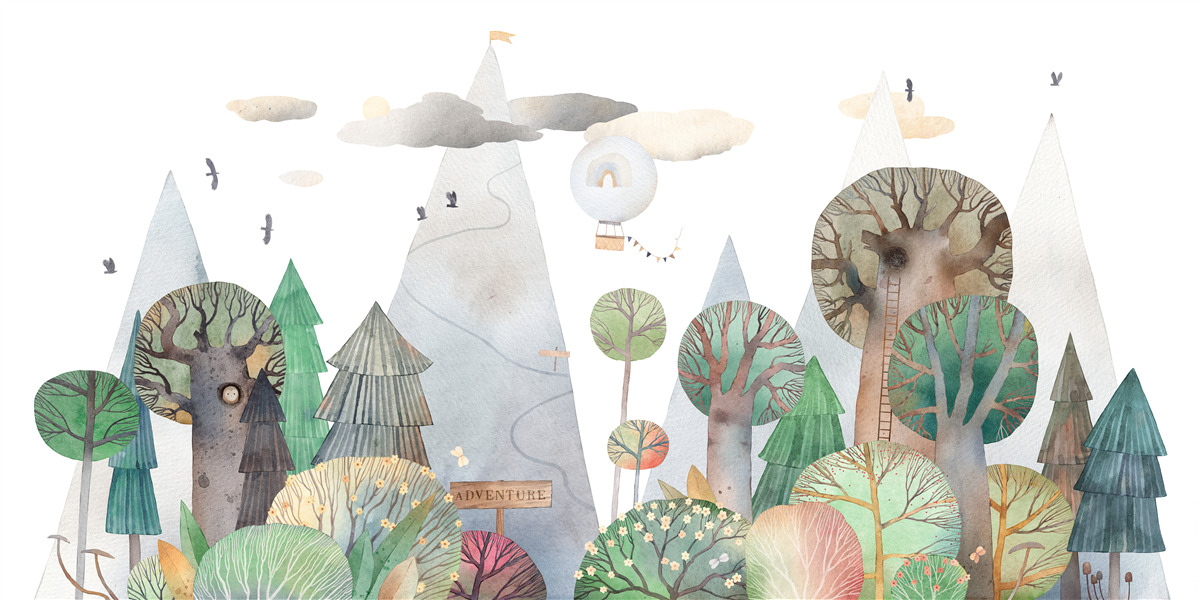 Fototapeta tajemniczy magiczny las