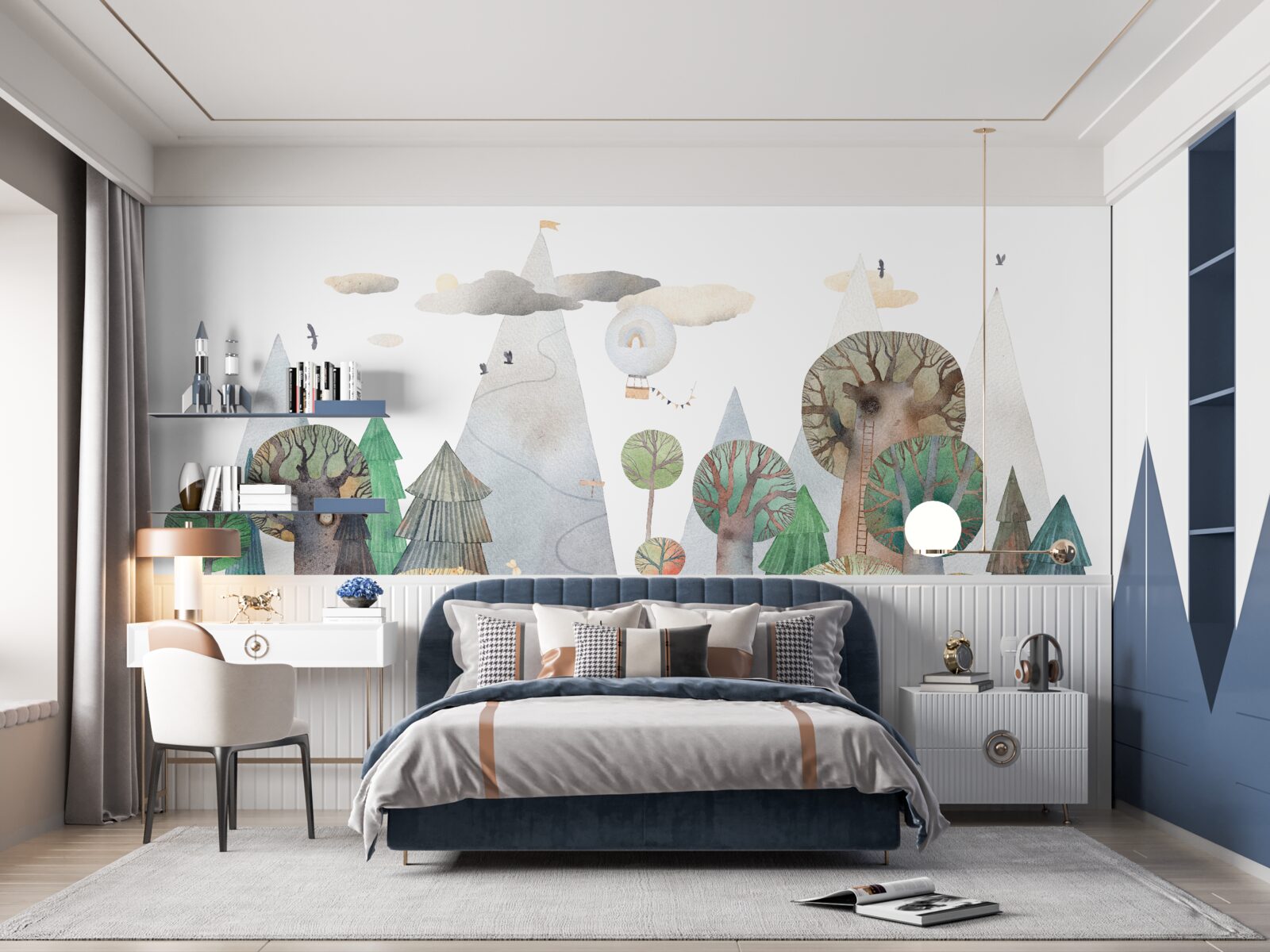 Fototapeta tajemniczy magiczny las