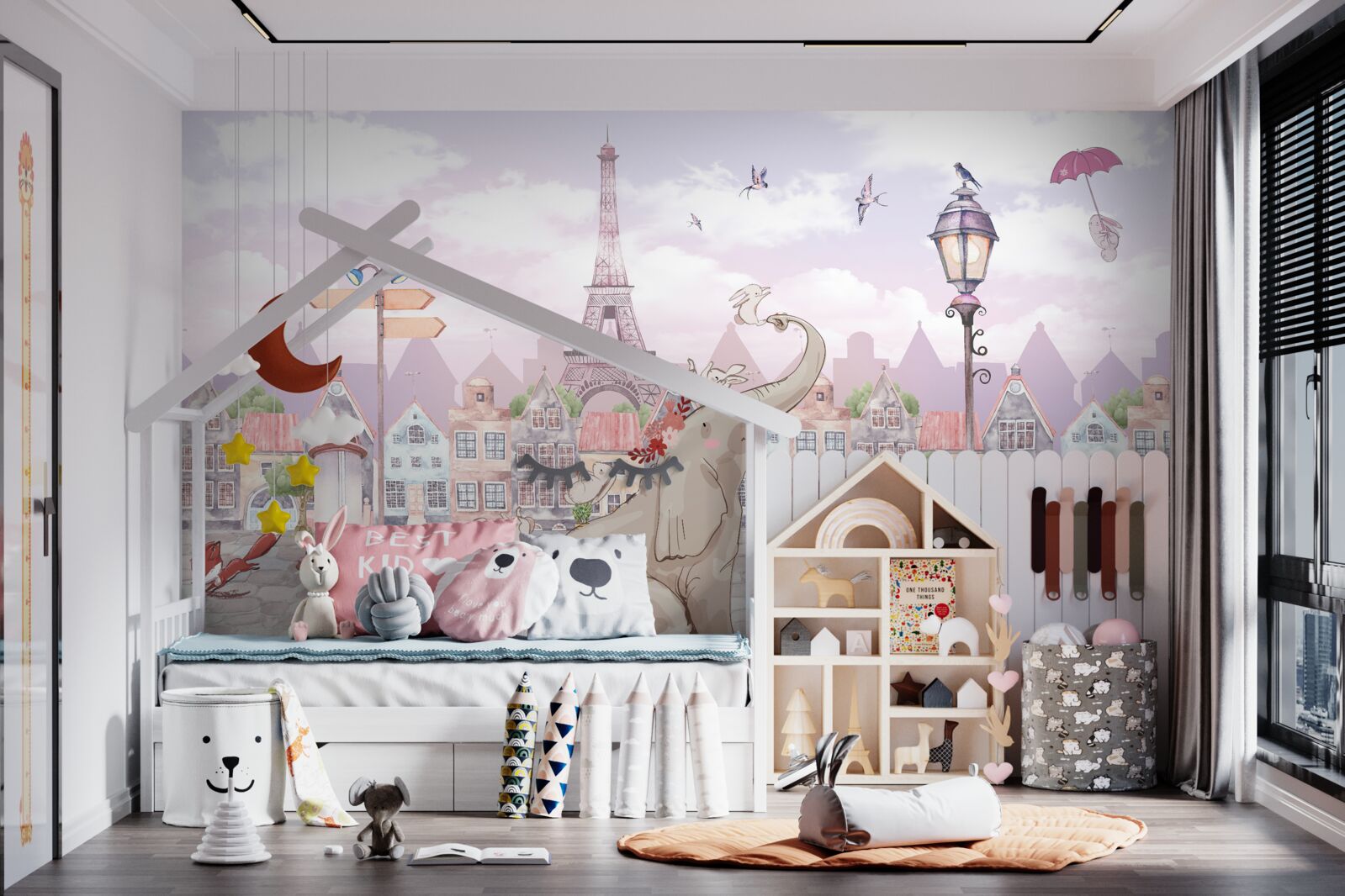 Fototapeta do miasta przybył słoń