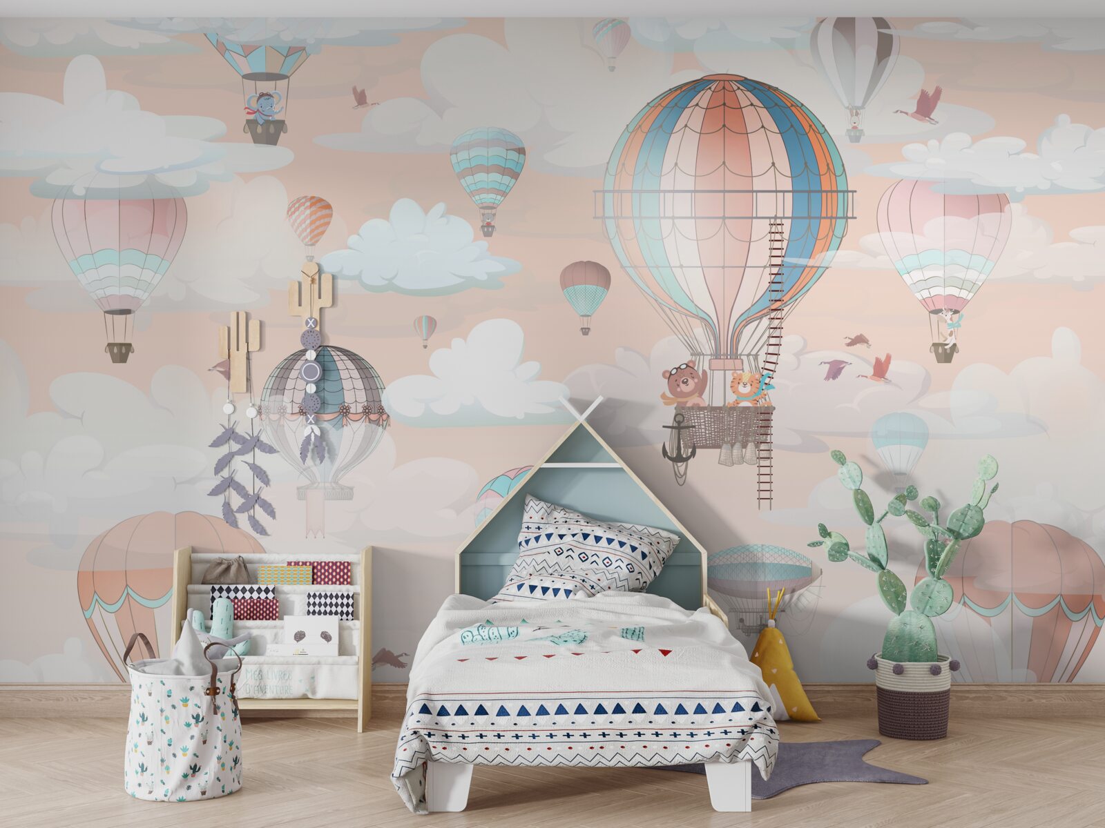 Fototapeta podróżuj balonami na ogrzane powietrze