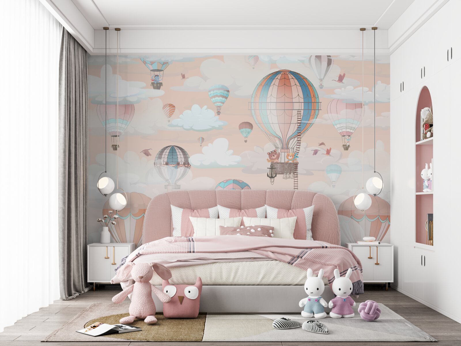 Fototapeta podróżuj balonami na ogrzane powietrze