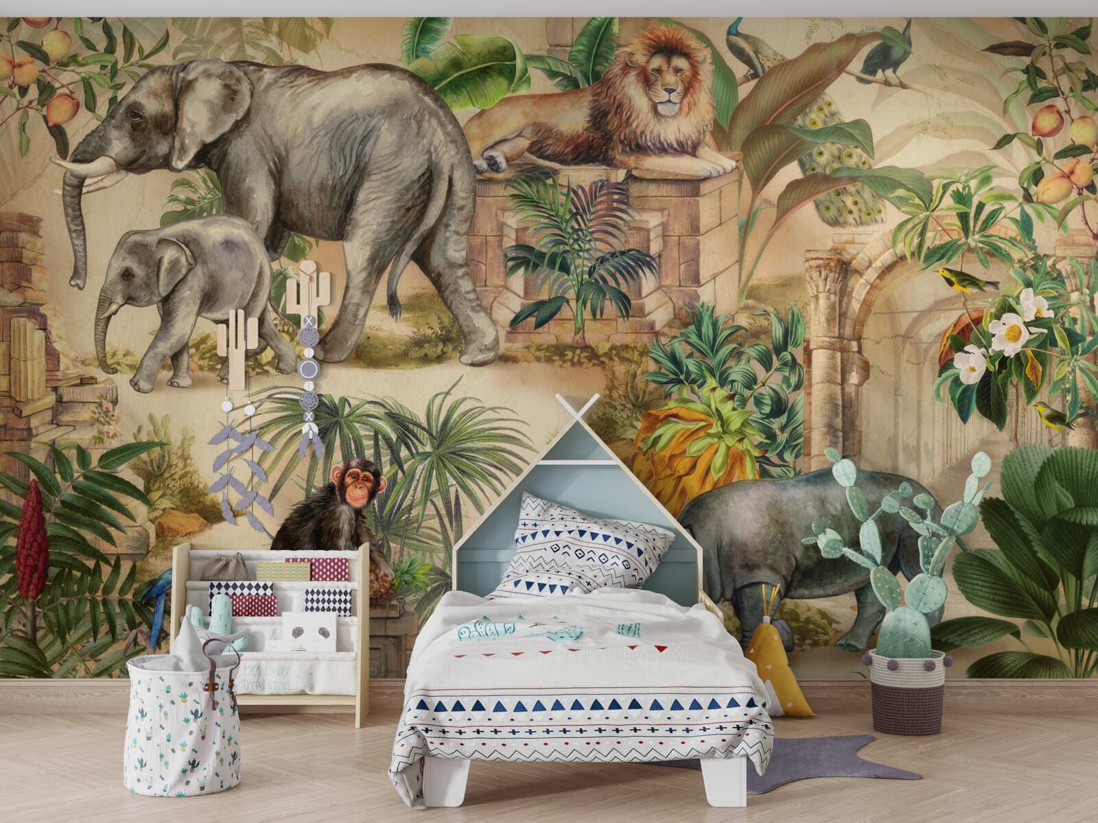 Fototapeta główni mieszkańcy tropików