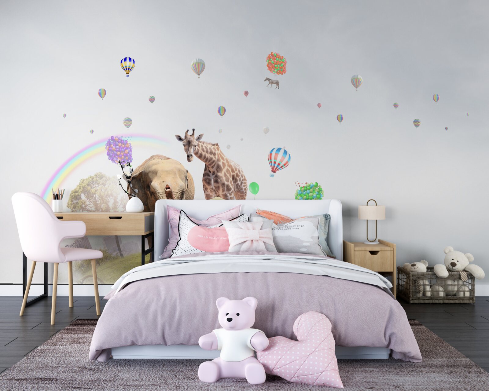 Fototapeta tęcza i ludzie afryki