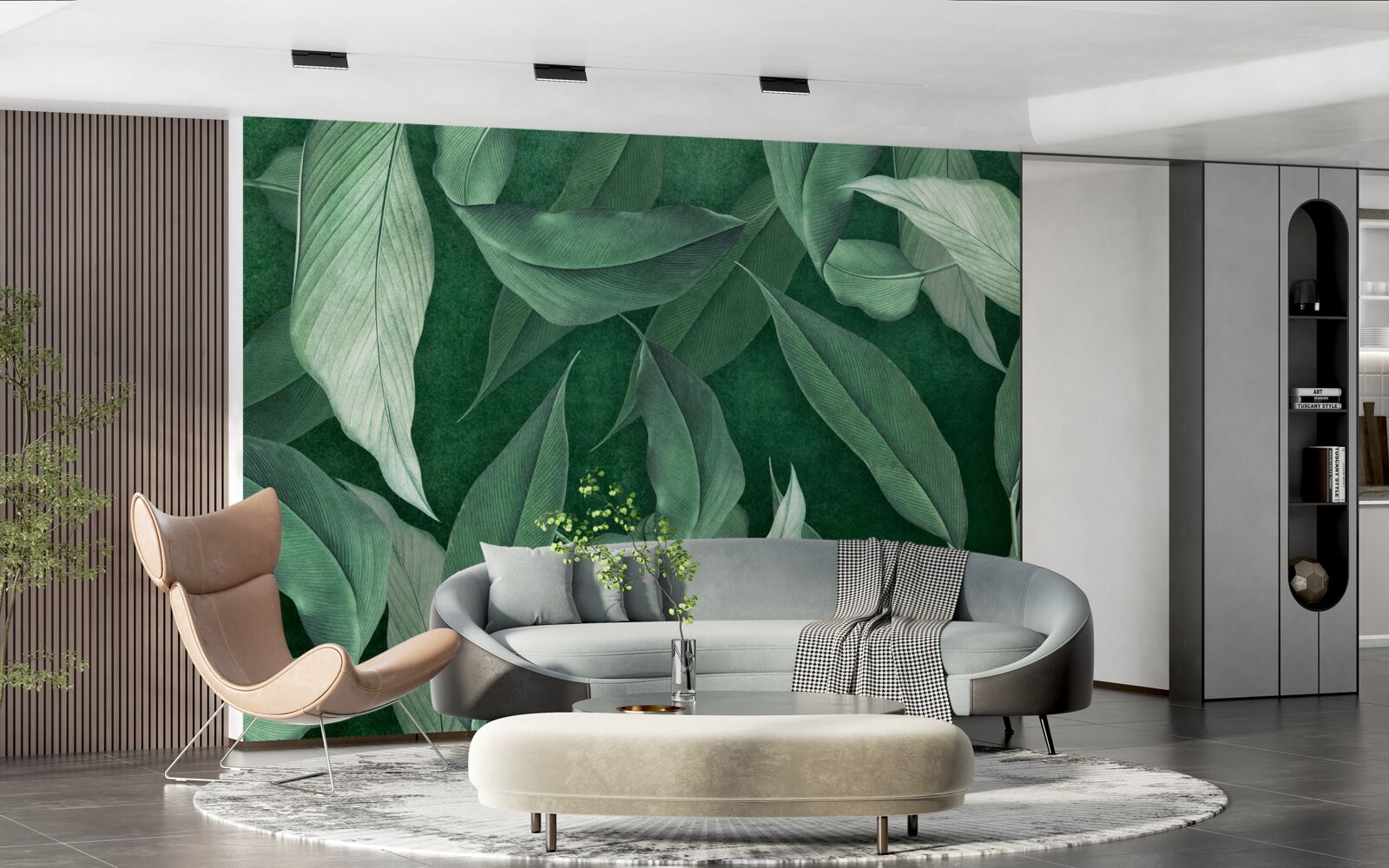 Fototapeta liście paproci są zielone