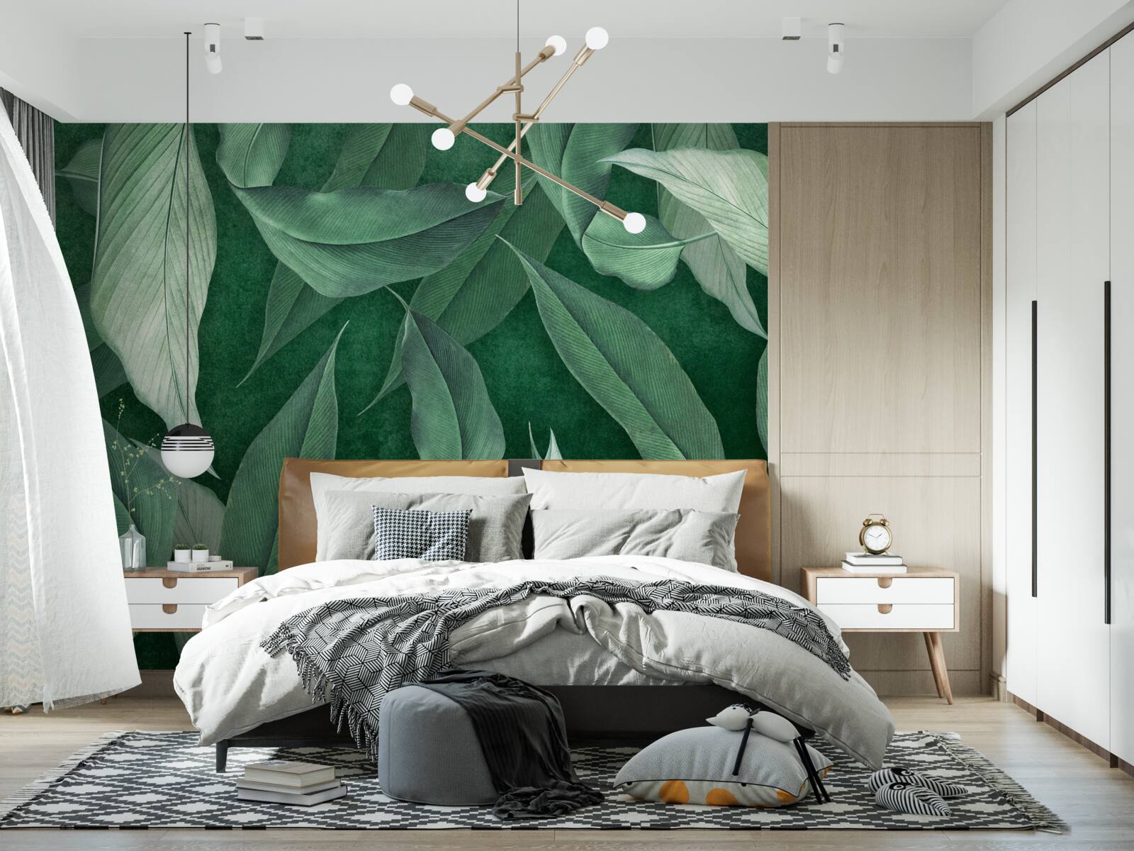 Fototapeta liście paproci są zielone